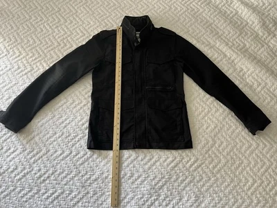 G Star Men’s Soft Shell Zip Up Jacket Size M Black Full Zip - Image 1 of 4