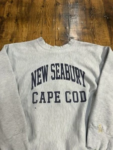 Felpa girocollo vintage Cape Cod nuova Seabury taglia L MV Sport Pro Weave - Foto 1 di 20