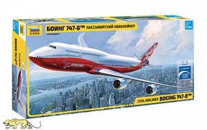 Zvezda 7010 Boeing 747-8 - Avión civil de pasajeros - 1:144 - Imagen 1 de 1