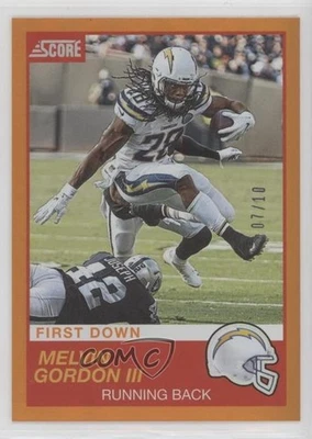 2019 Score First Down /10 Melvin Gordon III #23 - Image 1 of 2