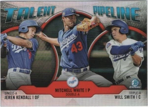 Will Smith | Kendall | White 2019 BOWMAN BASEBALL Talent Pipeline Chrome #TP-LAD - Picture 1 of 2