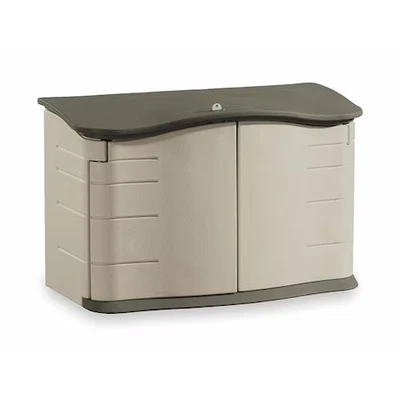 Rubbermaid Commercial Fg374801olvss 18 Cu Ft Resin Horizontal Outdoor Storage - Image 1 of 4