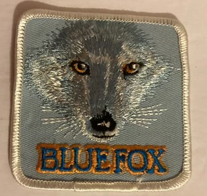 Vintage Blue Fox Angelköder bestickt Jacke Patch 2,75x2,75" zum Aufnähen - Bild 1 von 4