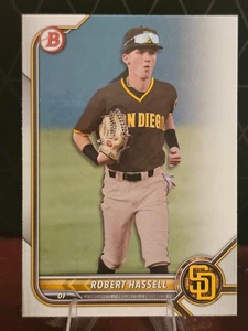 2022 Bowman - Prospects Robert Hassell #BP-133 (RC) - Picture 1 of 2