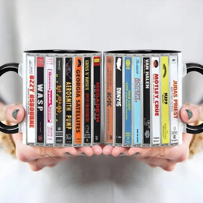 80s Metal Cassette Collection Accent Mug - Image 1 of 3