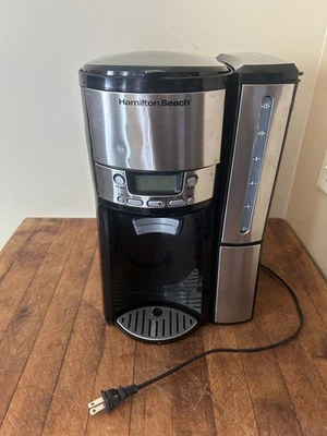 BrewStation 12- Cup Programmable Black Drip Coffee Maker with Removable Water - Image 1 of 4