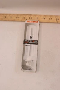 Sylvania Compact Fluorescent Lamp 4-Pin Deluxe T 42W, 4100K 20890 - Picture 1 of 3