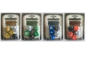 Juego de dados DSA guerreros | magos | elfos | enanos - DSA 5 caja de nivel de entrada W6 W20 - Imagen 1 de 10