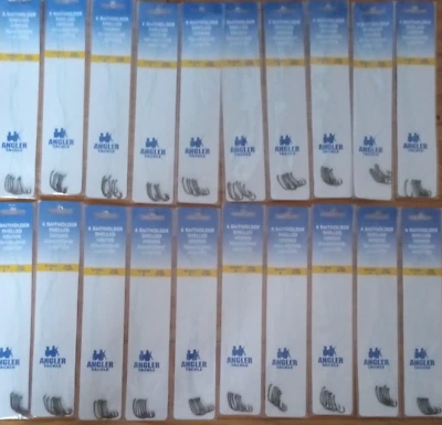 Lote de 20/120 anzuelos GANCHO DE PESCADO CRONADO SOPORTE DE CEBO BRONCE talla 6 en LEADER 7" Foto 1 de 3