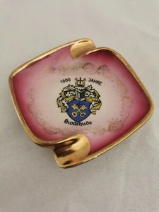 Souvenir Ashtray/Trinket Dish Celebrating 1000 years of Buxtehude. Bavaria Made - Picture 1 of 12