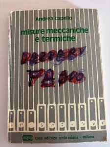 Misure meccaniche e termiche Andrea Capello Ambrosiana 1973 - Foto 1 di 1