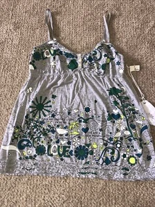 Kirra Tank Cami Top Messages Of Love & Hope Size S NWT Sexy Meets Demure 🌺 - Picture 1 of 12