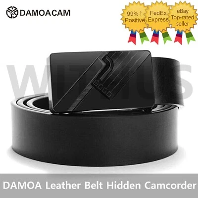 DAMOACAM Leather Belt Hidden Camcorder Spy Camera Damoa WB200FHDW - Tracking