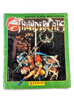 ThunderCats Sticker Panini Album Comics 1986 NO Poster 97% Complete USA Print - Image 1 of 4