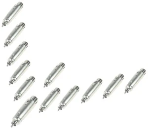 12 x Audio Adapter XLR female Buchse auf Cinch Stecker männlich male Verbinder - Picture 1 of 7
