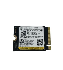 OEM Micron 2550 256GB M.2 PCIe NVMe 2230 MTFDKBK256TGE Dell 7DN0M - Picture 1 of 2