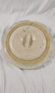 RED WING STONEWARE CROCK DAISY LID - Picture 1 of 6