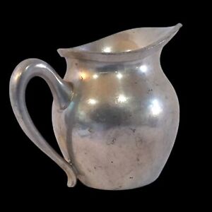 Vintage Small Pewter Pitcher 3.25 x 3.75 inches