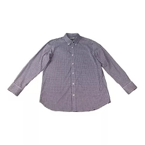 Lucky Brand Shirt Slim Fit Long Sleeve Button Up, Size 16 16 1/2 32-33 Men's L - Picture 1 of 6