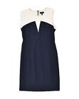 ARMANI JEANS Womens Sleeveless Sheath Dress US 6 Medium Navy Blue CA02