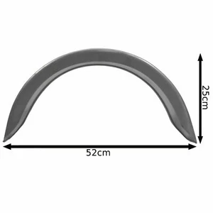 8" Anhänger Schutzblech Stahl verzinkt / Flügel / Fender (einzeln) TR013 - Bild 1 von 6