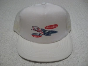 Vintage 80's PIETRO'S PIZZA American Sport Drag Boat Racing Team Trucker Hat - Picture 1 of 8