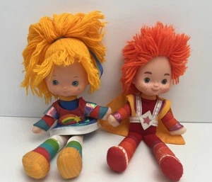 Hallmark 1983 Vintage 10" Rainbow Brite & Red Butler Lot of 2 Plush Dolls Toys - Picture 1 of 20