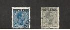 Denmark, Postage Stamp, #Q6, Q8 Used, 1922-26