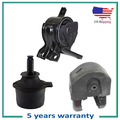 3PCS Engine Motor & Trans Mount For 2006-2008 Hyundai Sonata 2.4L 7151 7168 7157 Foto 1 de 4