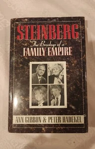 STEINBERG: THE BREAKUP OF A FAMILY EMPIRE By Ann Gibbon - HC/DJ SIGNED - Picture 1 of 8