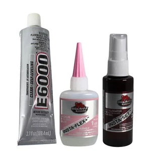 Subwoofer Recone Kit, 3.7oz Clear Medium Viscoscity E6000 & 1oz Flex CA Glue Kit - Picture 1 of 4
