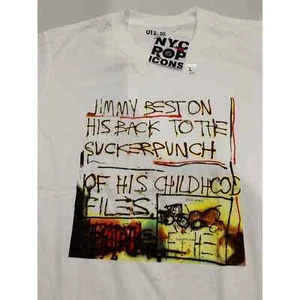 Uniqlo Keith Haring 1980 NYC Pop Icons UT White Graphic T-Shirt Size L NWT - Picture 1 of 9