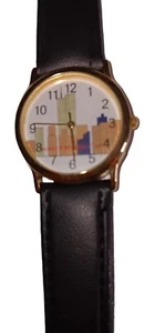 Seltenes Sammlerstück 9/11 Andenkenuhr, Lederband - Bild 1 von 6