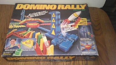 vintage Pressman game Domino Rally chain reaction stunts w/ Instruction book  US - Image 1 of 4
