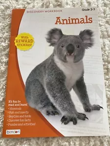 NEW Bendon Discovery Workbook ANIMALS Grades 2-3 Reward Stickers - Imagen 1 de 8