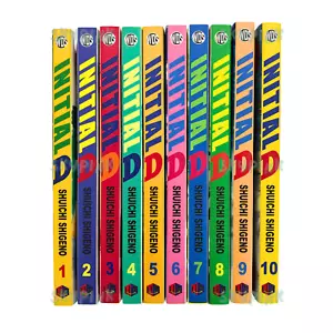 Comic Initial D Complete Manga Single Volume Loose English Version White Paper - Picture 1 of 101