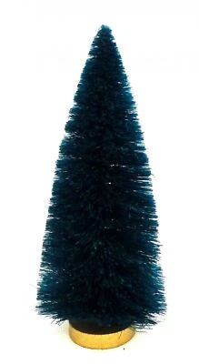 Dolls House Christmas Tree 6" Miniature Bottle Brush Fir Sisal Garden Accessory - Image 1 of 4