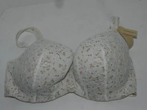 Cacique 40DD Balconette Sexy Support Beige Elfenbein BH Neu mit Etikett - Bild 1 von 4