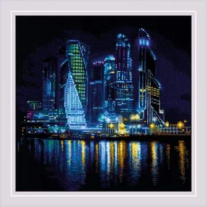Kit de punto de cruz contado Riolis Night City R2075 - Imagen 1 de 1