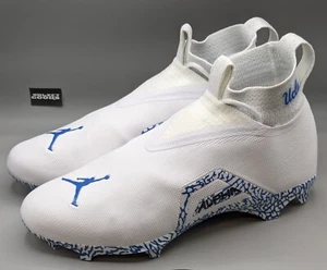 Nike Air Jordan Alpha Menace Pro 3 UCLA PE Football Cleats DH3369-106 Sz 14 Rare - Picture 1 of 9