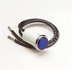 Painless Performance 80211 Warning Light .500 in Diameter Blue - Image 1 of 3