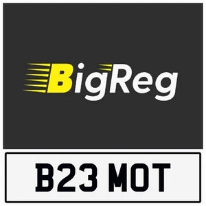 CAR MOT GARAGE TOW TRUCK PICK UP LORRY PRIVATE REGISTRATION NUMBER PLATE B23 MOT - Picture 1 of 5