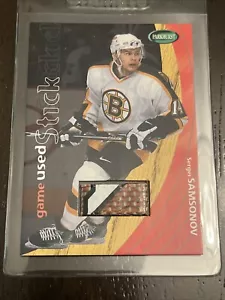 2001-02 Parkhurst Game Used Stick SERGEI SAMSONOV PJ-49 Only 90 Made - Picture 1 of 2