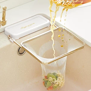 Sink Hanging Drain Basket Stainless Steel Corner Sink Strainer Basket Holder ... - Picture 1 of 1