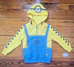 Minions Stuart Sweatshirt Jacket Hoodie Kids Child size XS one eye despicable me - Picture 1 of 6