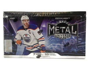 2023-24 Upper Deck Skybox Metal Universe Hockey Factory Sealed Hobby Box Bedard - Picture 1 of 1