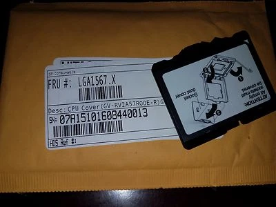 LGA1567 . X  Desc. CPU Cover (GV-RV2A57R00E- R) GVAX57A2 - 4NNXR4Y RV2A57ROOE - Image 1 of 3