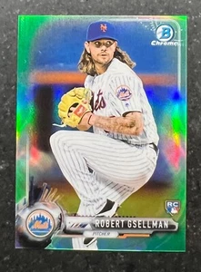 2017 Bowman Cromo Mini Rifrattore Verde Robert Gsellman #34 12/99 - Foto 1 di 2