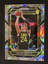 2022-23 Panini Prizm Walker Kessler #234 Cracked Ice Prizm SP Rookie Card Jazz