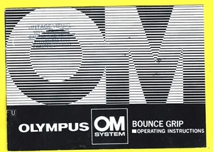 OLYMPUS MANUAL OM SYSTEM BOUNCE GRIP OPERATING INSTRUCTIONS - Picture 1 of 1